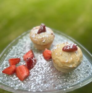 Breakfast with strawberries