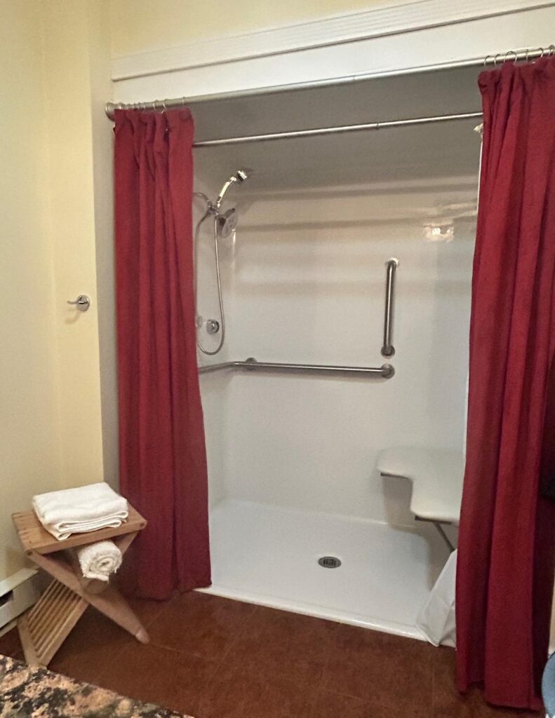 Ruby full size walk-in handicap accessible shower